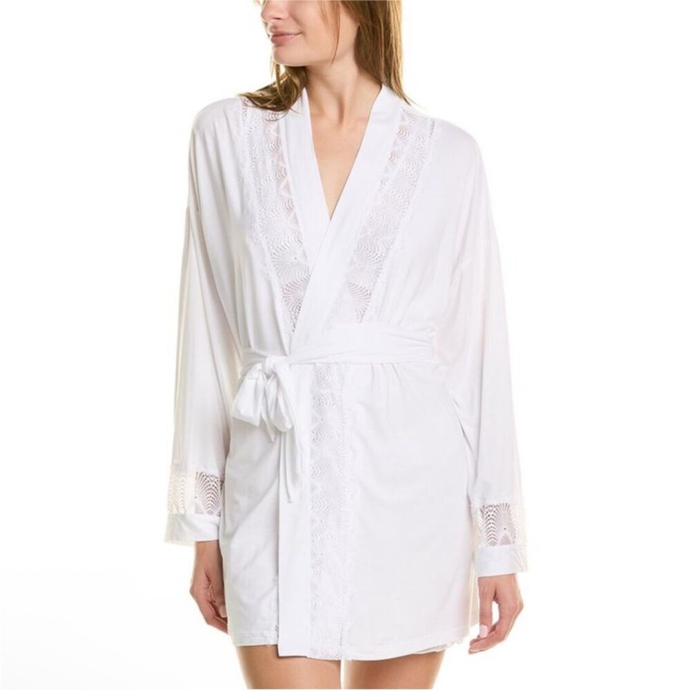 Cosabella Sicilia Lace Sleeve Robe M